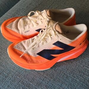 New Balance | Orange and White Athletic Shoes 9.5